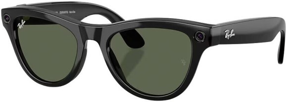 Умные очки Ray-Ban Meta Skyler RW4014 (Gen 2) 601/7152 — Shiny Black G15 Green
