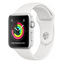 Часы Apple Watch Series 3 42mm Aluminum Case with Sport Band (MTF22RU/A) (серебристый, Серебряный)
