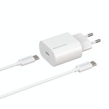 СЗУ Breaking WC15 USB-C 25W+кабель USB-C-USB-C белый
