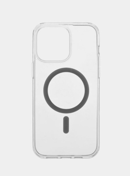 Чехол-накладка для iPhone 16 Pro Max KWI-NI MagSafe пластик прозрачный