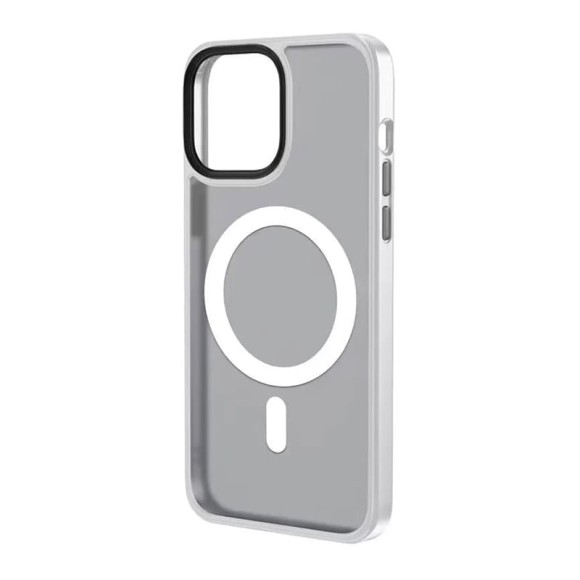 Чехол-накладка для iPhone 15 Pro Max Mosbros Mag Comfortable White