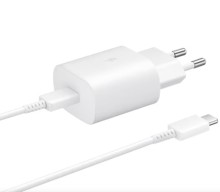 СЗУ Samsung Power USB-C + кабельType-C-Type-C 45W White