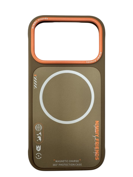 Чехол-накладка для iPhone 17 Pro Nimmy коричнево-оранжевый