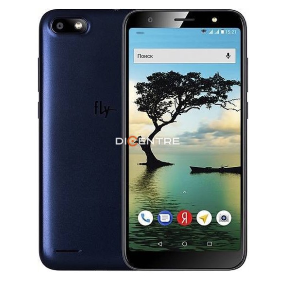 Смартфон Fly Slimline (черно-голубой, Black Blue)