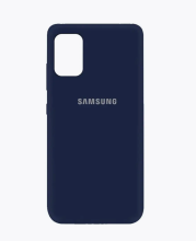 Чехол-накладка Samsung S11Lite/S20 Silicone Case темно синий