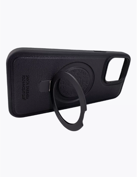 Чехол-накладка для iPhone 15 Pro Santa Barbara Primo черный