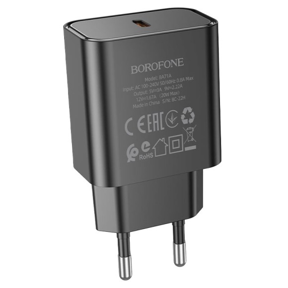 СЗУ Borofone BA71A 20W черный СЗУ Borofone BA71A 20W черный