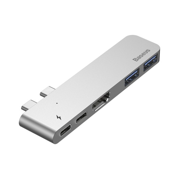 Разветвитель  USB-концентратор Baseus Thunderbolt C+ Dual Type-C to USB3.0/HDMI/Type-C