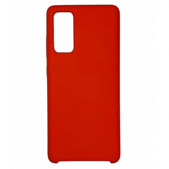 Чехол-накладка Samsung S20 FE копия красный