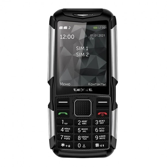 Телефон teXet TM-D314 (черный)