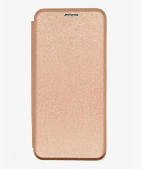 Чехол-книжка Samsung A12/A125 Business пластик розовое золото