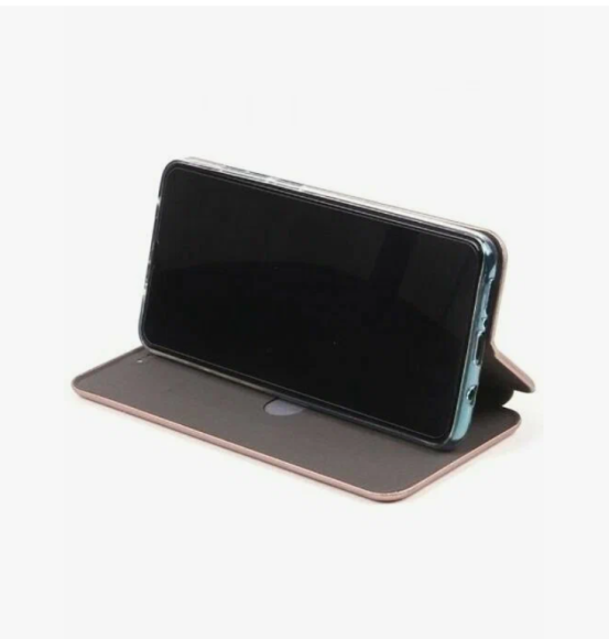 Чехол-книжка Samsung A12/A125 Business пластик розовое золото