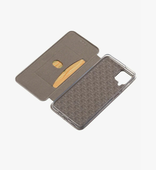 Чехол-книжка Samsung A12/A125 Business пластик розовое золото