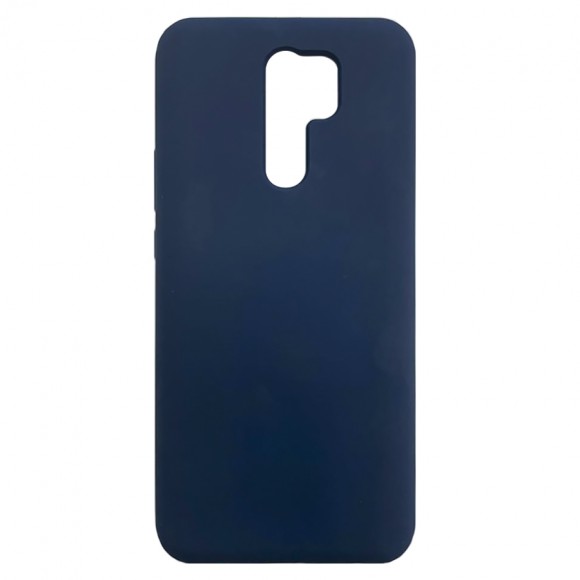 Чехол-накладка Xiaomi Redmi 9C Silicone Case темно-синий