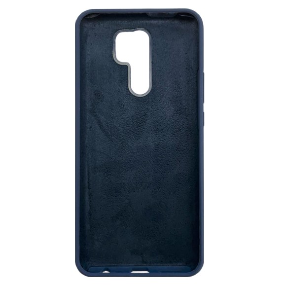 Чехол-накладка Xiaomi Redmi 9C Silicone Case темно-синий