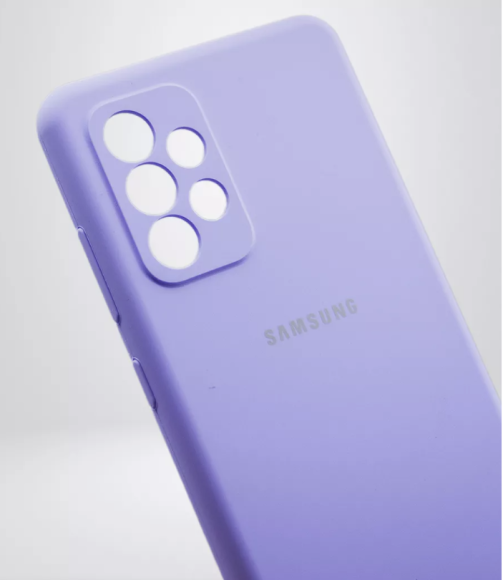 Чехол-накладка Samsung A53 Silicone Case сиреневый