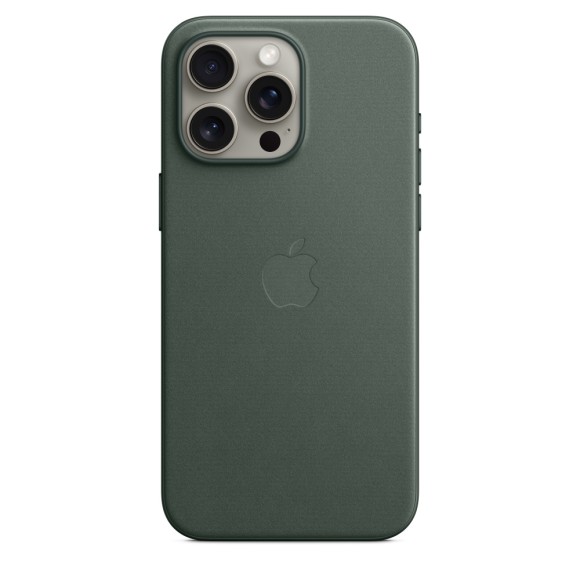 Чехол-накладка для iPhone 15 Pro Max FineWoven Case MagSafe зеленый