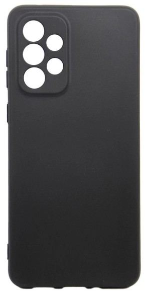Чехол-накладка Samsung A72 Silicone Case черный