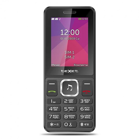 Телефон teXet TM-301 (черный)
