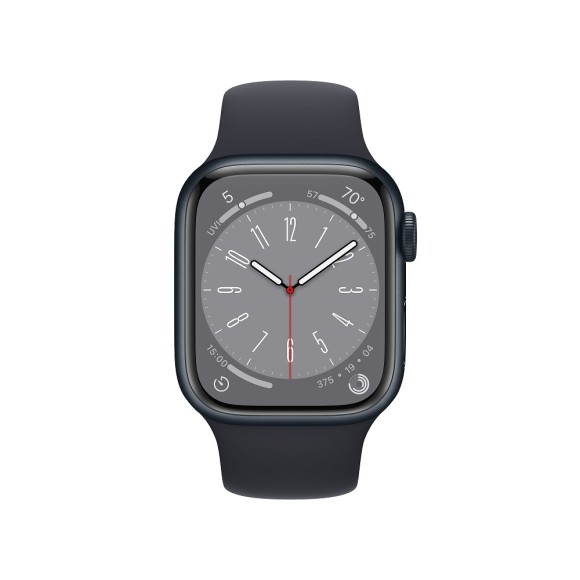 Умные часы Apple Watch Series 8 41мм MNP53 S/M Aluminium Case, midnight Sport Band (Темная ночь, Темная ночь) Умные часы Apple Watch Series 8 41мм MNP53 S/M Aluminium Case, midnight Sport Band (Темная ночь, Темная ночь)