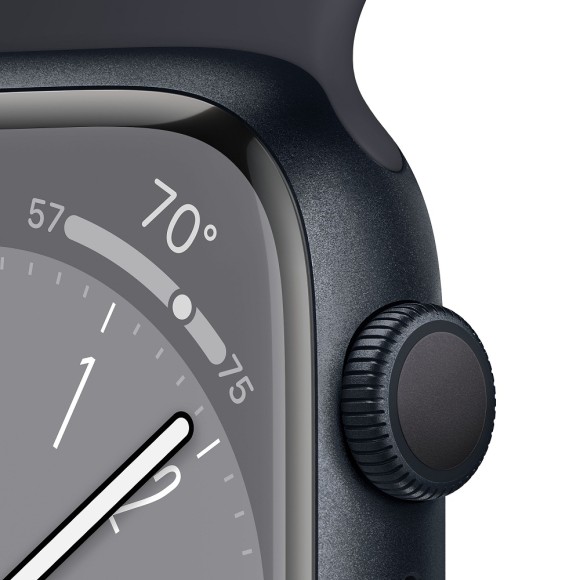 Умные часы Apple Watch Series 8 41мм MNP53 S/M Aluminium Case, midnight Sport Band (Темная ночь, Темная ночь) Умные часы Apple Watch Series 8 41мм MNP53 S/M Aluminium Case, midnight Sport Band (Темная ночь, Темная ночь)