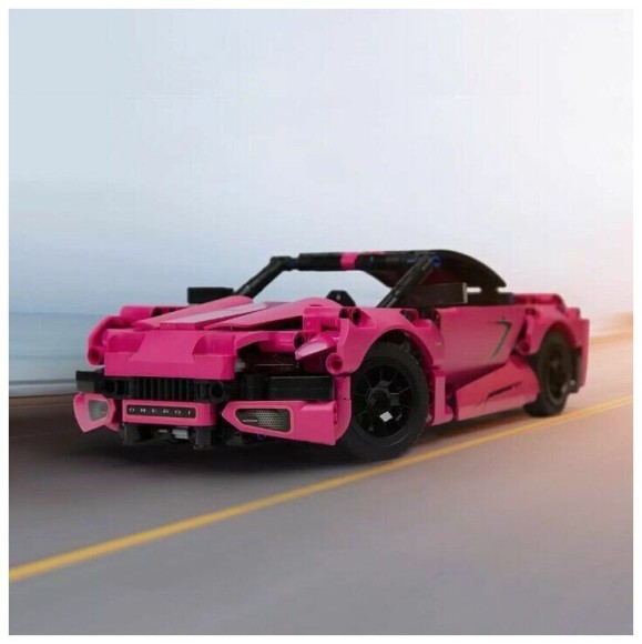 Конструктор Xiaomi ONEBOT Building blocks static supercar toy car OBJZF62AIQI розовый
