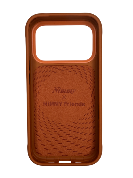 Чехол-накладка для iPhone 17 Pro Max Nimmy кошечка оранжевая