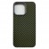 Чехол-накладка для iPhone 12/12 Pro K-DOO Kevlar черно-зеленый