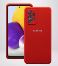 Чехол-накладка Samsung A53 Silicone Case красный