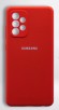 Чехол-накладка Samsung A53 Silicone Case красный