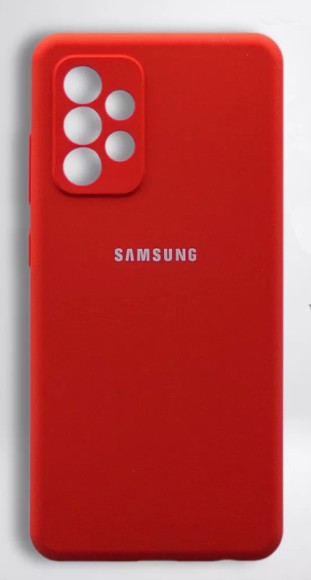 Чехол-накладка Samsung A53 Silicone Case красный Чехол-накладка Samsung A53 Silicone Case красный