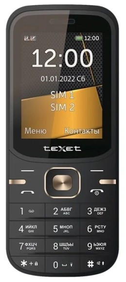 Телефон teXet TM-216 (Черный) Телефон teXet TM-216 (Черный)