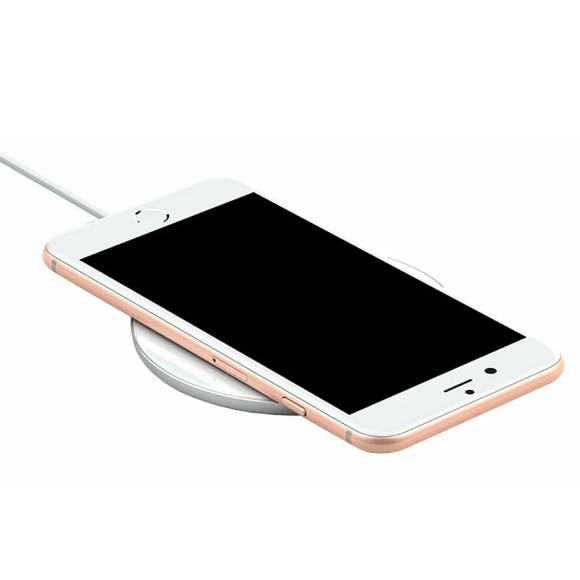 Беспроводная зарядка Baseus Simple (CCALL-JK02) белая Беспроводная зарядка Baseus Simple (CCALL-JK02) белая