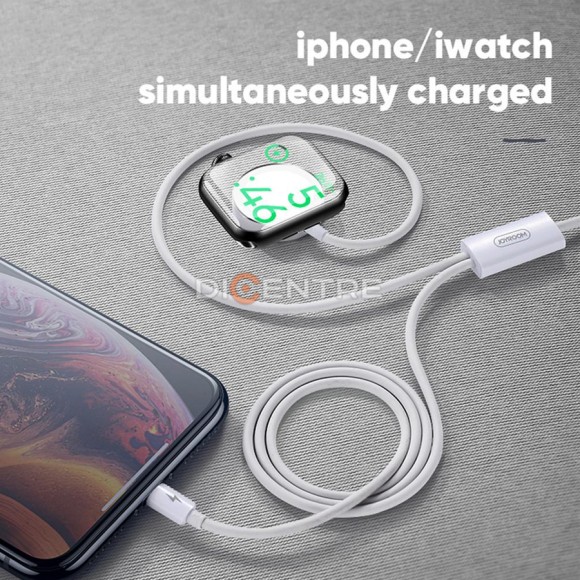 Беспроводная зарядка для Apple Watch + кабель iPhone JOYROOM S-IW002S