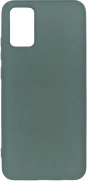 Чехол-накладка Samsung A04 Breaking с микрофиброй зеленый