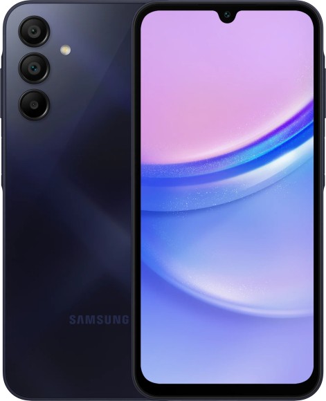 Смартфон Samsung A155F Galaxy A15 5G 6/128Gb Dual nano SIM, не РСТ (Темно-синий)