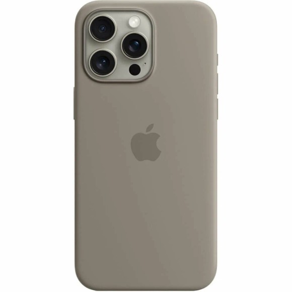 Чехол-накладка для iPhone 15 Pro Max Silicone Case MagSafe серый