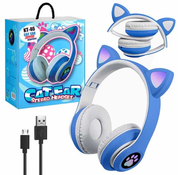 Беспроводные наушники Cat Ear KT-46 синий