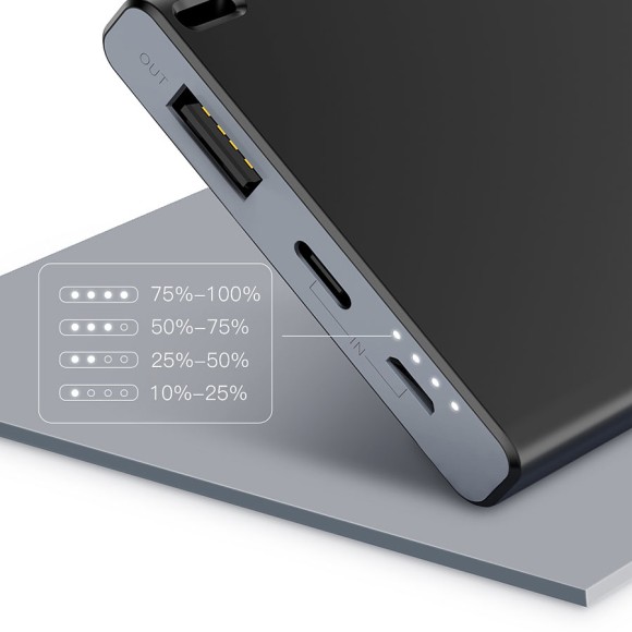 Аккумулятор Baseus Choc Powerbank (PPALL-QK1G) 10000 mAh (чёрный)