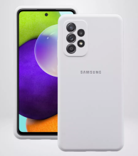 Чехол-накладка Samsung A53 Silicone Case белый