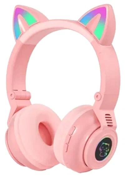 Беспроводные наушники Borofone BO18 с ушами розовый Беспроводные наушники Borofone BO18 с ушами розовый