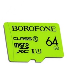 Micro SDHC Borofone 64Gb (Class 10)