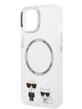 Чехол-накладка для iPhone 14 Pro KARL LAGERFELD MAGSAFE прозрачный