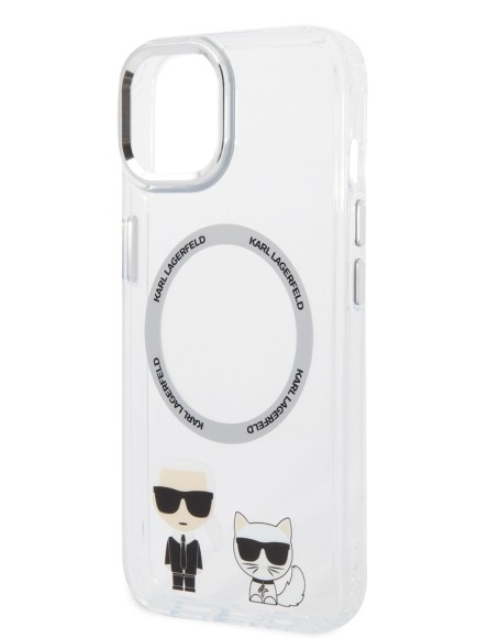 Чехол-накладка для iPhone 14 Pro KARL LAGERFELD MAGSAFE прозрачный