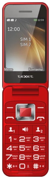 Телефон teXet TM-B419 (Красный)