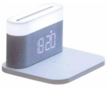 Ночник с беспроводной зарядкой и будильником Xiaomi VFZ Led Lamp Wireless Charger Белый (C-WCLL-C01)