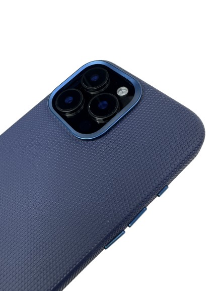 Чехол-накладка для iPhone 16 Pro Max Puloka Cover Classic 303 Magsafe Blue Чехол-накладка для iPhone 16 Pro Max Puloka Cover Classic 303 Magsafe Blue