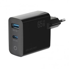 СЗУ Breaking WC20 USB-C + USB-A 65W 3.0 A черный СЗУ Breaking WC20 USB-C + USB-A 65W 3.0 A черный