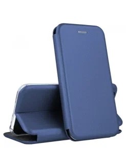 Чехол-книжка Samsung A23 Business пластик темно-синий