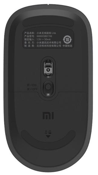 Беспроводная компактная мышь Xiaomi Wireless Mouse Lite, черный Беспроводная компактная мышь Xiaomi Wireless Mouse Lite, черный